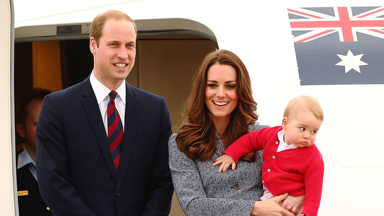 Prince William and his family at an event 