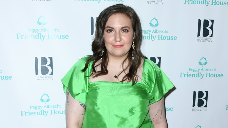 Lena Dunham, showing off the perfect body type of the time