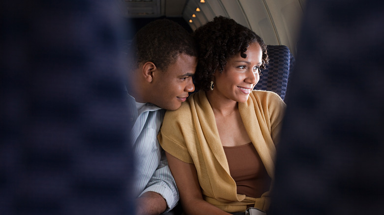 Couple traveling together