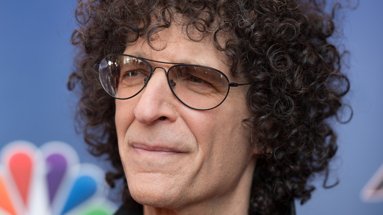 Howard Stern poses at an event