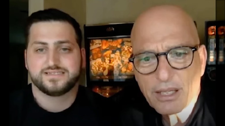 Alex Mandel and Howie Mandel on livestream