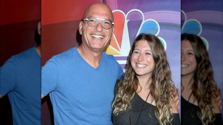 Howie Mandel and Jackelyn Shultz smiling