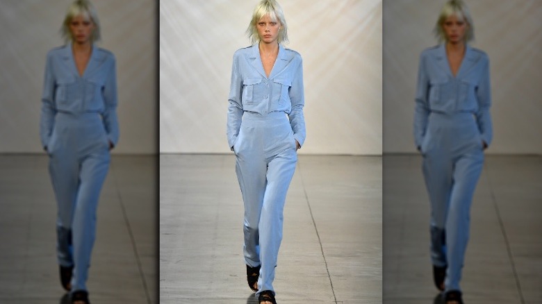 model at Spring 2019 New York Fashion Week