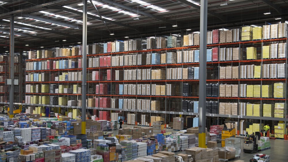 An Aldi warehouse