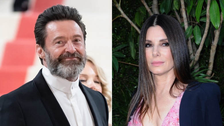 Hugh Jackman and Sandra Bullock