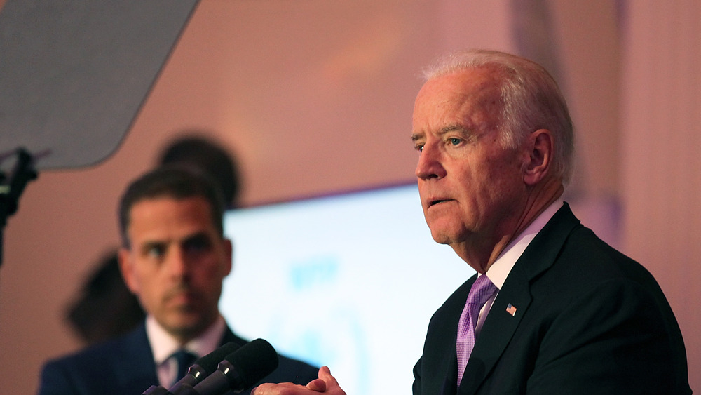 Hunter watching then-Vice President Biden