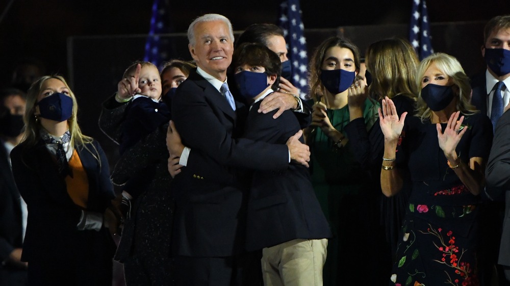 Biden after he declared victory