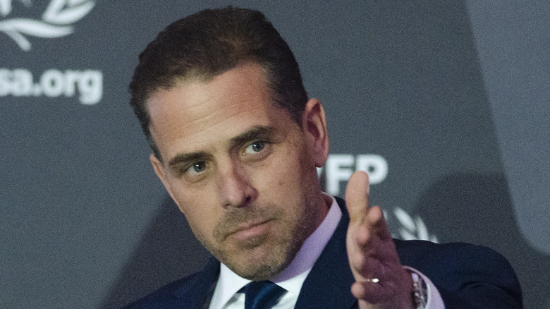 Hunter Biden speaks at award ceremony