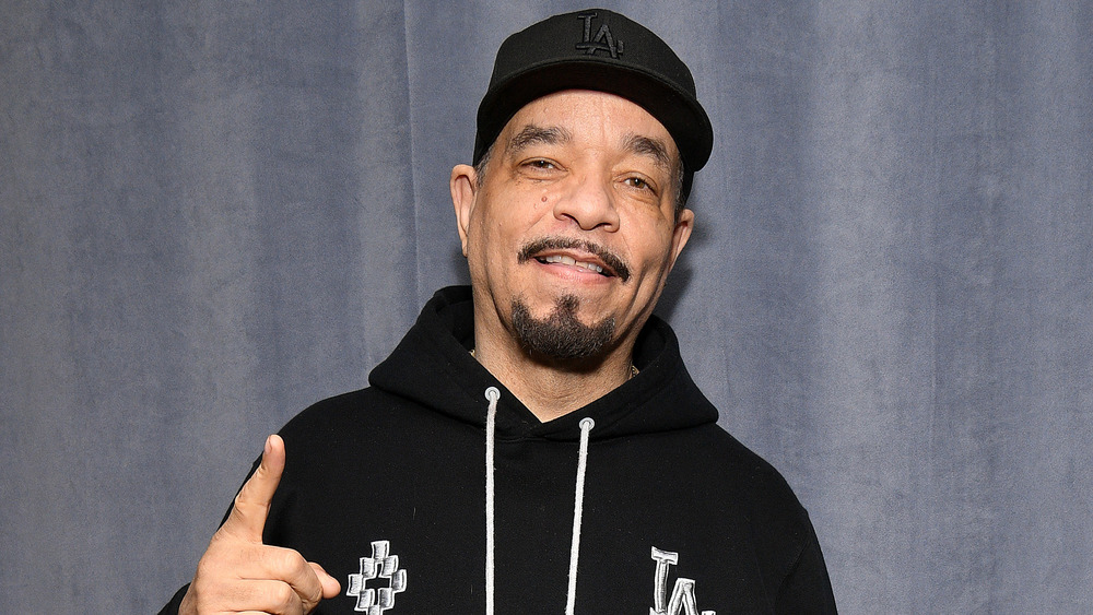 Ice-T posing