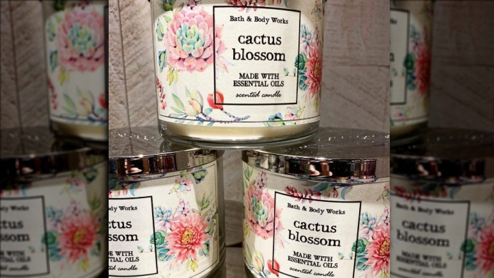 Cactus blossom products from Bath & Body Works