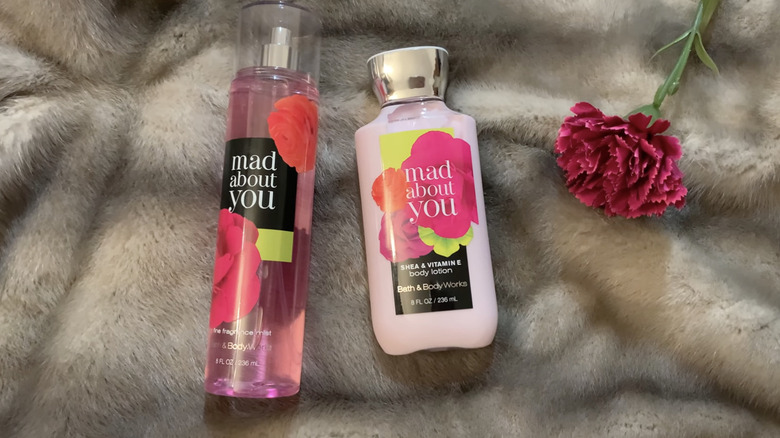 Bath & Body Works spray and lotion