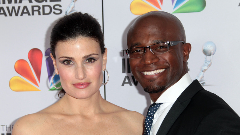 Idina Menzel and Taye Diggs