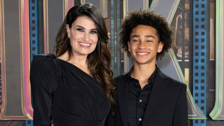 Idina Menzel and son Walker