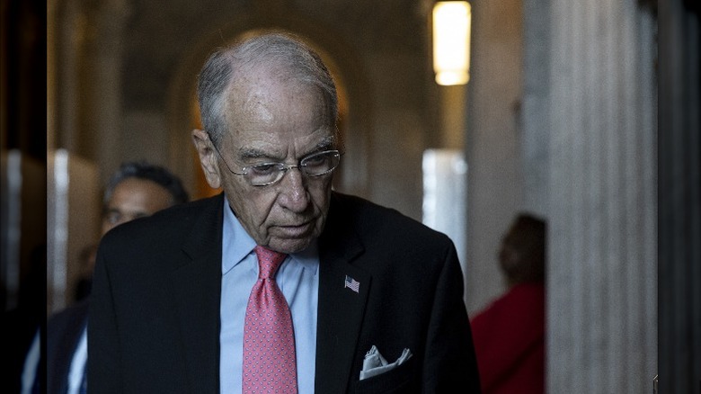 Chuck Grassley walking