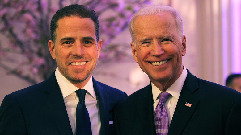 Hunter Biden and his dad Joe Biden