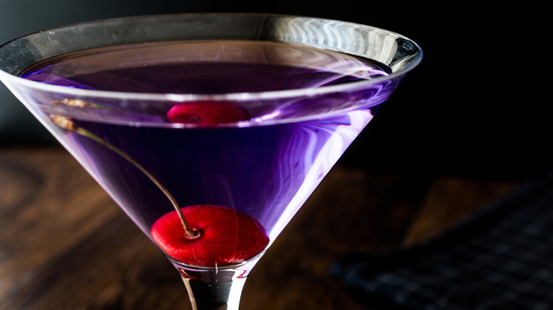 Purple Aviation cocktail