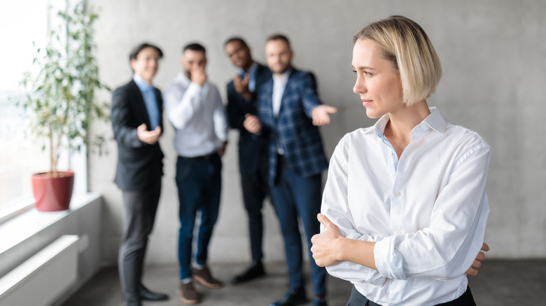 Woman being bullied at work