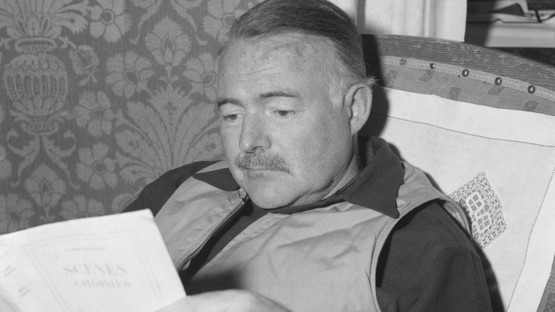 Ernest Hemingway reading