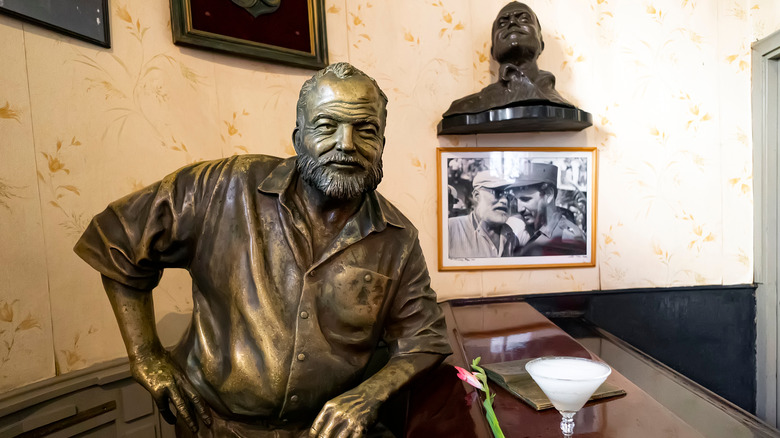 Statue of Ernest Hemingway in Florida