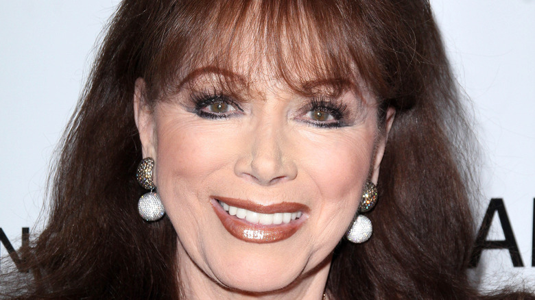 Jackie Collins smiling