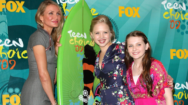 Abigail Breslin, Cameron Diaz, and Sophia Vassiliva at the Summer Choice Awards for "My Sister's Keeper"