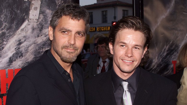 George Clooney and Mark Wahlberg of The Perfect Storm.