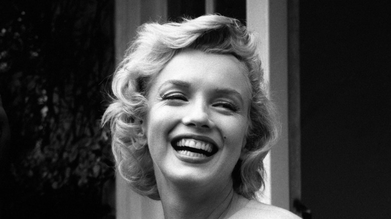 Marilyn Monroe laughing