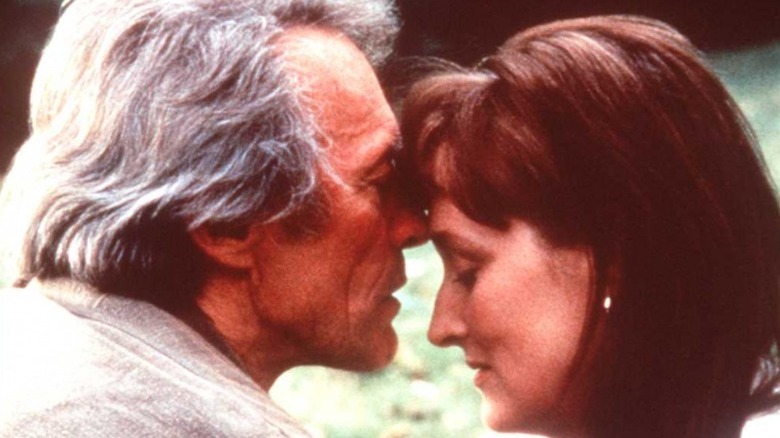 Meryl Streep and Clint Eastwood in The Bridges of Madison County. 