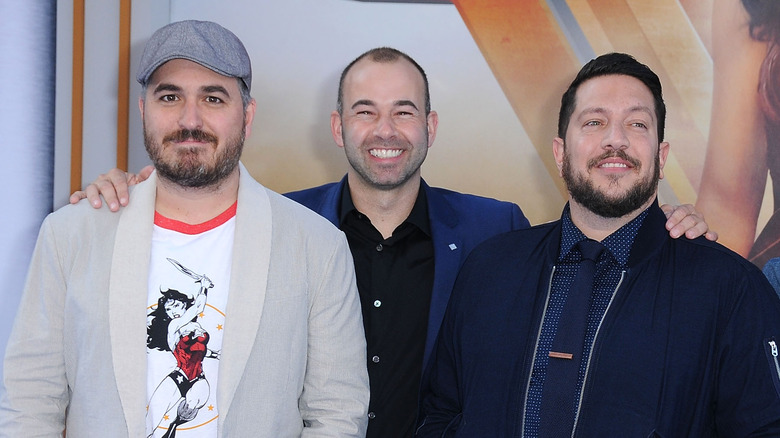 Brian Quinn, James Murray, and Sal Vulcano at an event together. 