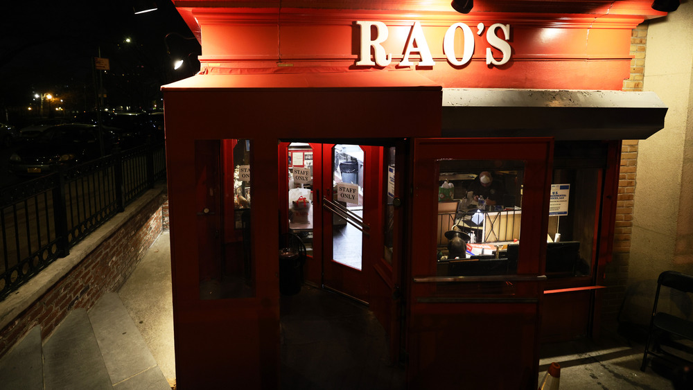 Rao's restaurant in East Harlem, New York