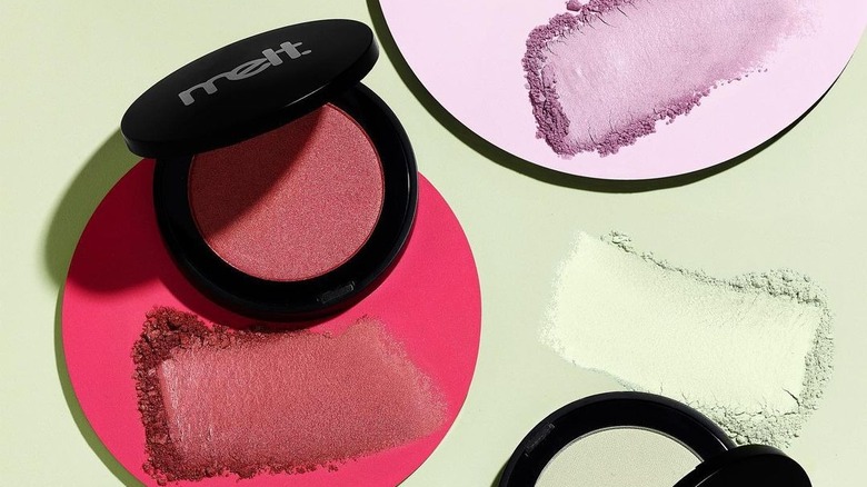 Melt Cosmetics' blushes in three shades