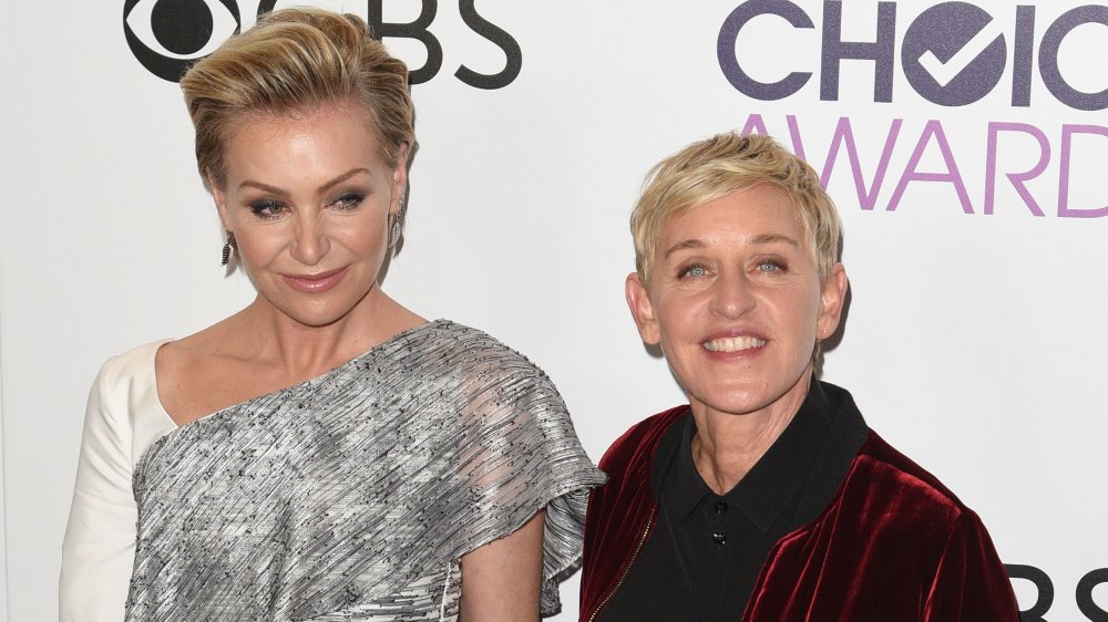 Portia de Rossi and Ellen DeGeneres, who have a lavish celeb home