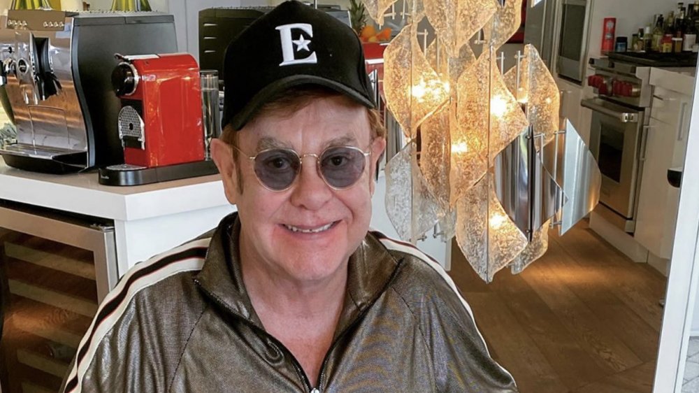 Elton John at his lavish celeb home