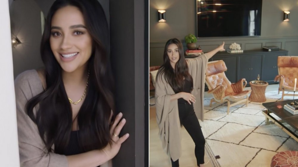 Shay Mitchell at her lavish celeb home