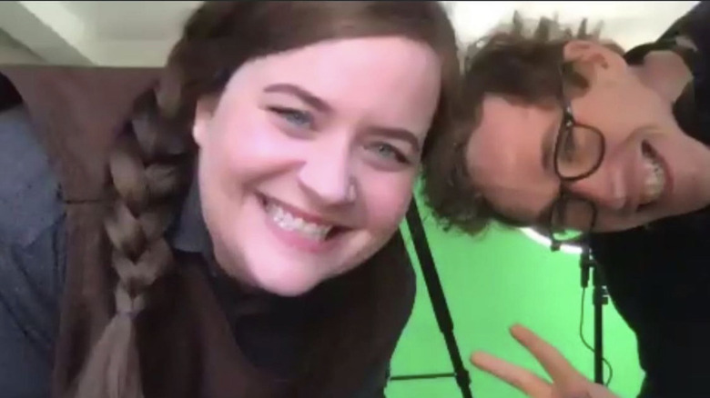 Aidy Bryant, Conner O'Malley on Zoom