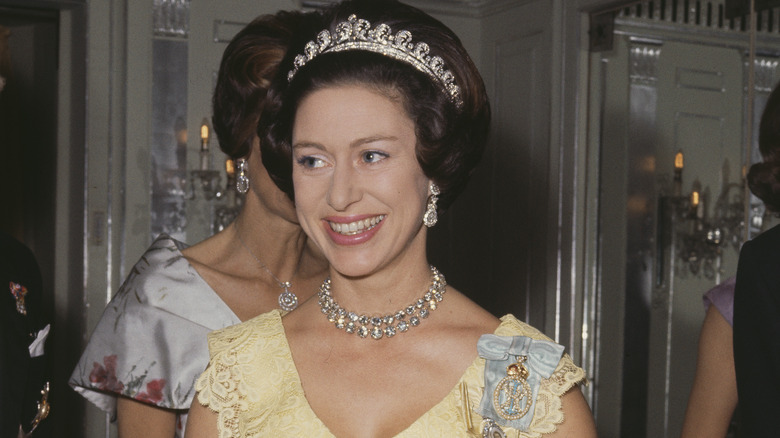 Young Princess Margaret closeup smiling