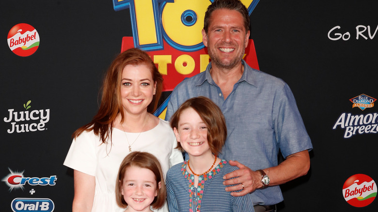 Alyson Hannigan and Alexis Denisof