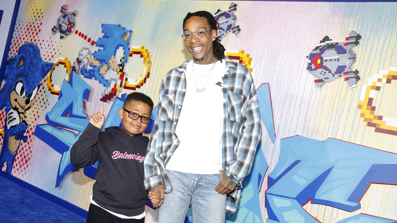 Wiz Khalifa and son Sebastan Thomaz