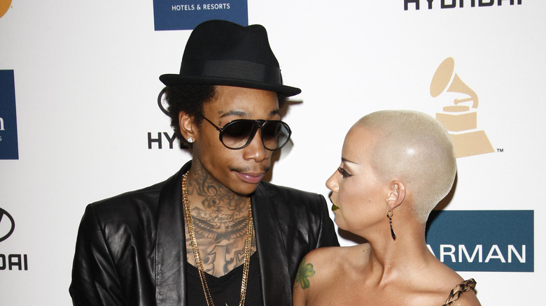 Amber Rose and Wiz Khalifa