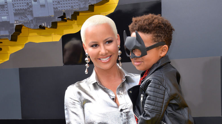 Amber Rose and her son