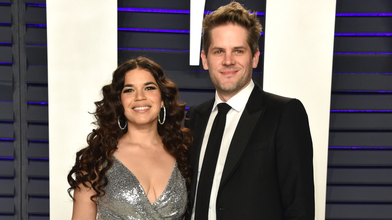 America Ferrera and Ryan Piers Williams smiling