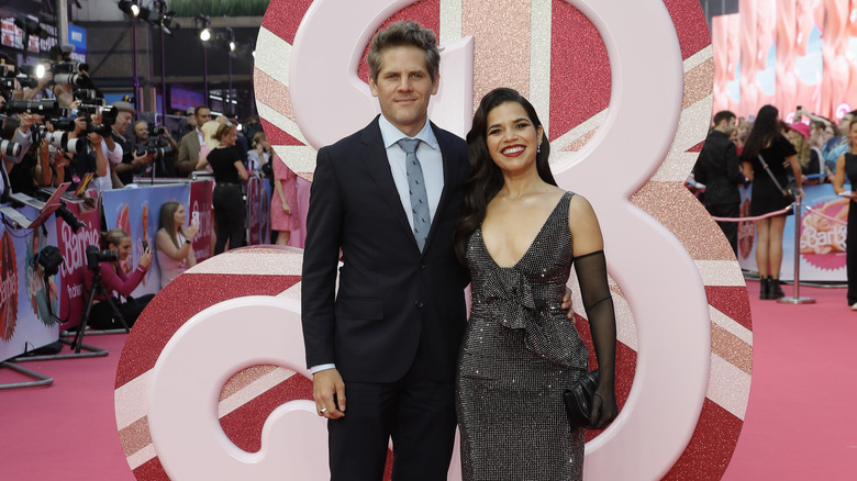 Ryan Piers Williams and America Ferrera smiling