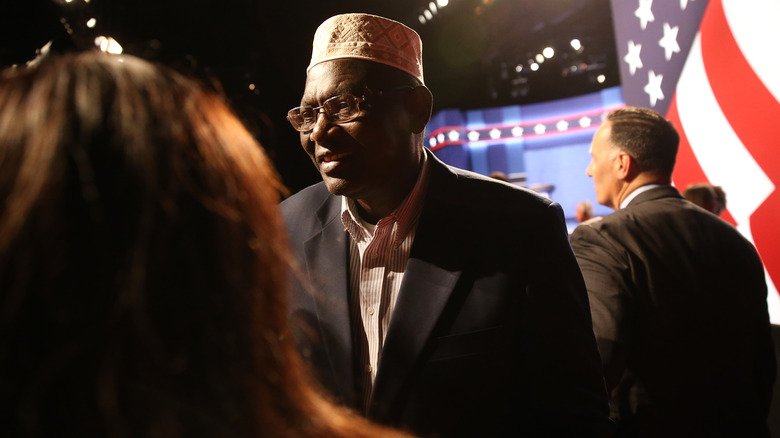 Malik Obama at the 2016 presidential debate