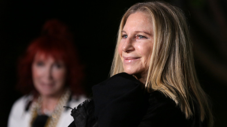 Barbra Streisand smiling