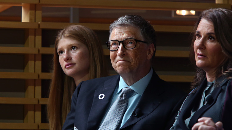 Bill and Melinda Gates with Daughter Jennifer Gates