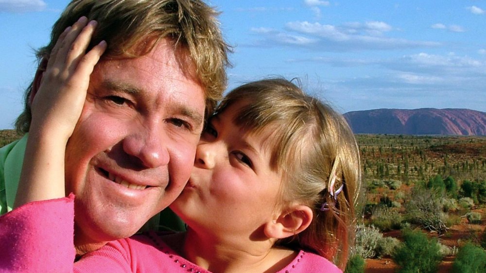 Bindi Irwin and Steve Irwin