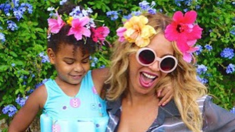 Blue Ivy and Beyoncé