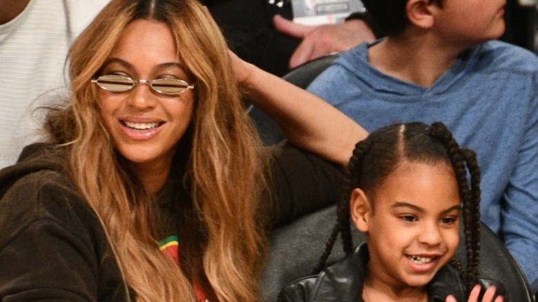 Blue Ivy and Beyoncé