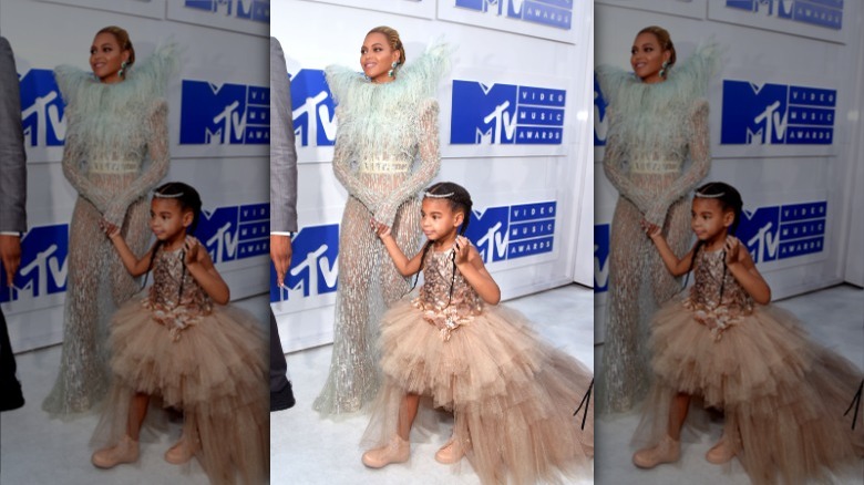 Blue Ivy and Beyoncé