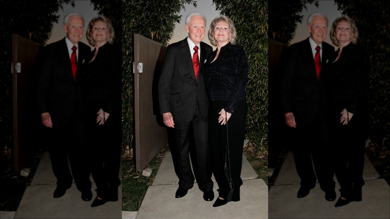 Bob Barker and Nancy Burnet posing